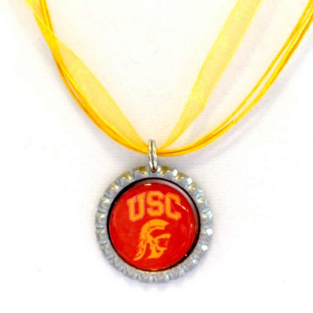 USC TROJANS Handmade Necklace *NEw*